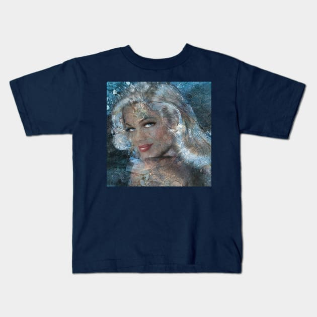 Queen Of Ice Kids T-Shirt by Angie Braun